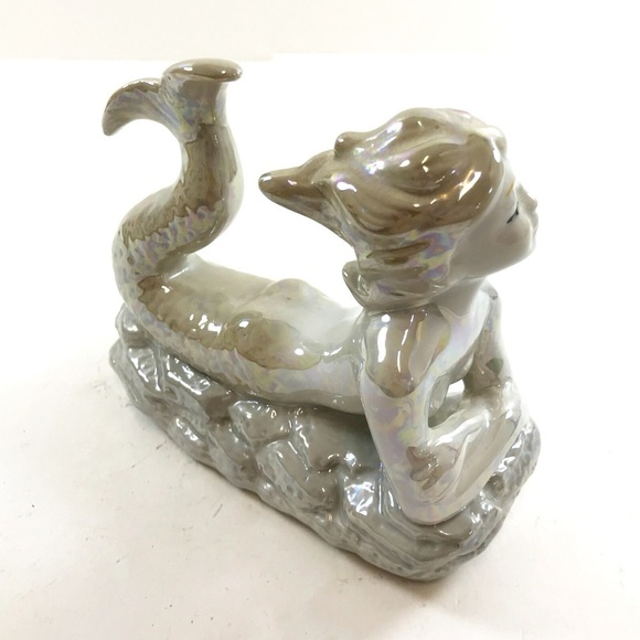 Vintage Lusterware• 1940’s Iridescent Mermaid• Ceramic - Picture 6 of 6